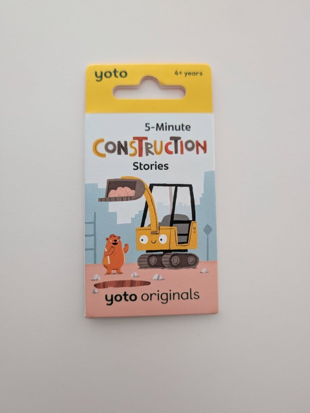 5 minute Construction Stories Yoto Card